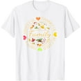 thumbnail image 1 of Blessed Thankful Grateful Family Thanksgiving T-ShirtMen's and women's pure cotton short-sleeved shirts, 1 of 7