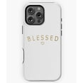 thumbnail image 1 of Blessed Thanksgiving Gold Heart Phone Case for iPhone 16 15 14 13 12 11 Pro Max Aesthetic Phone, 1 of 2