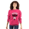 thumbnail image 1 of Blessed Through H Jesus God Christian Women Crewneck Sweatshirt Brisco Brands S, 1 of 6