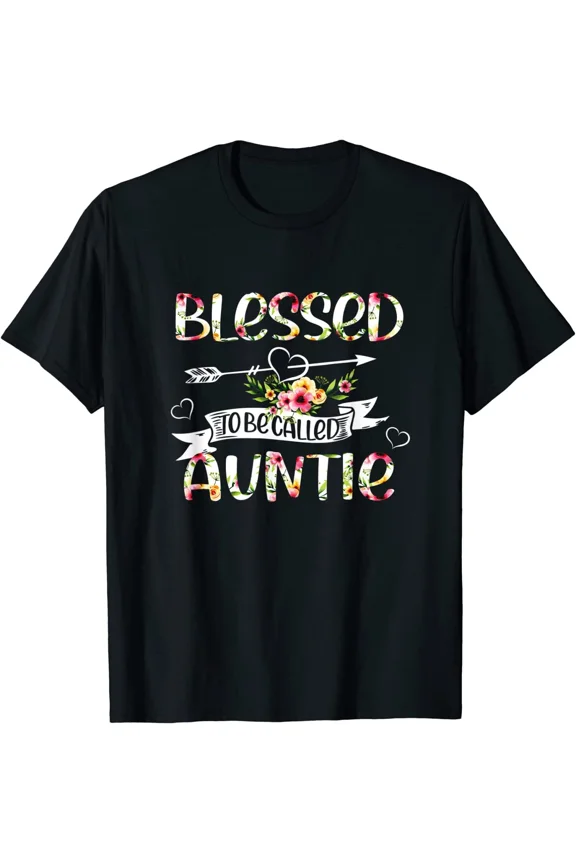 Blessed To Be Called Auntie Funny Mom Mothers Day Gift Unisex T-Shirt, up to size 5XL