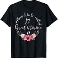 thumbnail image 1 of Blessed To Be Called Great Grandma Women Floral Grandma T-Shirt, 1 of 4