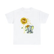 Blessed To Be Called Mimi Sunflower Elephant T-Shirt