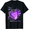 thumbnail image 1 of Blessed To Be Called Mom And Grandma Butterfly Grandmother T-Shirt, 1 of 4