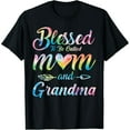 thumbnail image 1 of Blessed To Be Called Mom And Grandma Floral Mother's Day T-Shirt100% cotton, 1 of 7