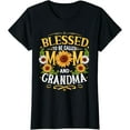 thumbnail image 1 of Blessed To Be Called Mom And Grandma Mothers Day T-ShirtMen and women, Black T-shirt, size: Extra large S-4XL, 1 of 4