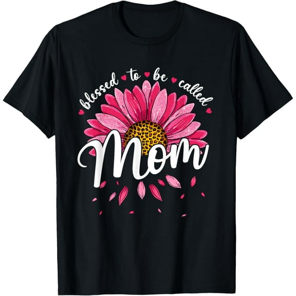 Blessed To Be Called Mom Cute Girls Women Mothers Day T-Shirt100% cotton