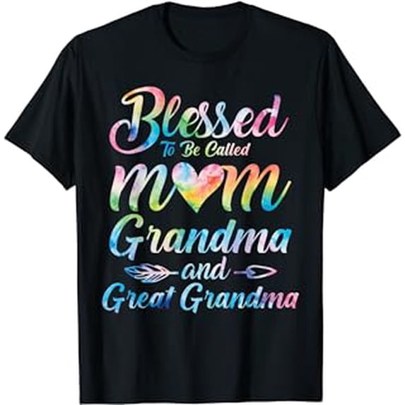 Blessed To Be Called Mom Grandma Great Grandma Mother's Day T-Shirt