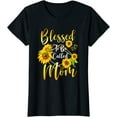 thumbnail image 1 of Blessed To Be Called Mom Sunflower Mother's Day Women T-Shirt, 1 of 3