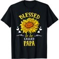 thumbnail image 1 of Blessed To Be Called Papa For Womens Mens Shirts T-Shirt Black 3X-Large, 1 of 4