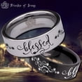thumbnail image 1 of Blessed Tungsten Carbide Ring, 1 of 9
