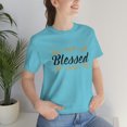 thumbnail image 1 of Blessed Unisex Jersey Short Sleeve Tee, 1 of 10