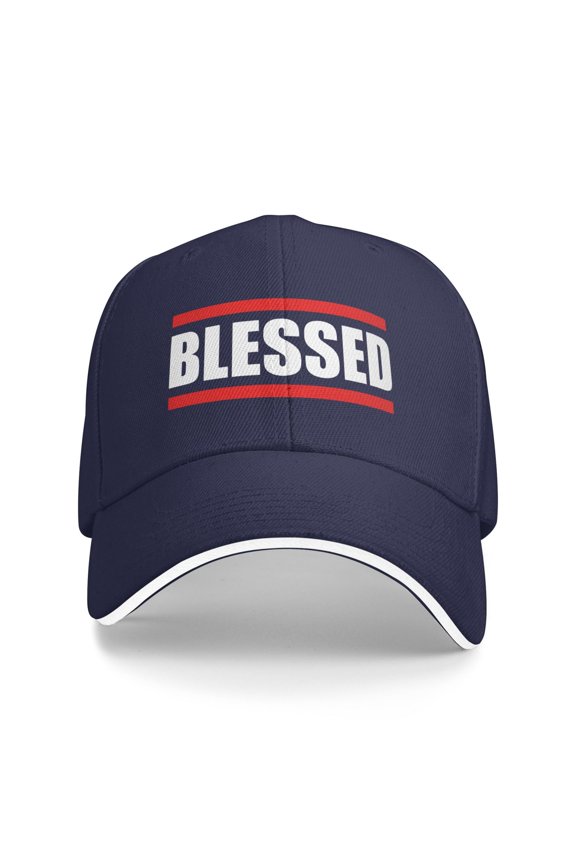 Blessed Unisex Sandwich Cap Classic Baseball Capunisex Adjustable Casquette Dad Hat