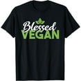 thumbnail image 1 of Blessed Vegan Veggie Lover Vegan T-Shirt, 1 of 3