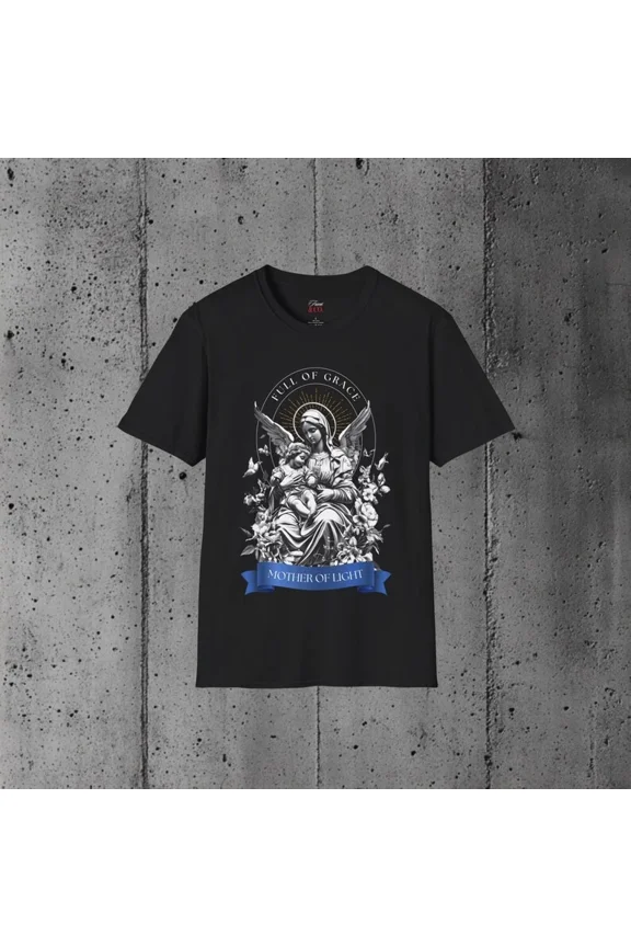 Blessed Virgin Mary T-Shirt: Religious Graphic Tee