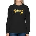 thumbnail image 1 of Blessed With Cute Hearts Sweatshirt Women -GoatDeals Designs, Female 4X-Large, 1 of 4