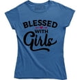 thumbnail image 1 of Blessed With Girls Mom Cute Daughter Christian Mommy Women's T-Shirt, 1 of 4