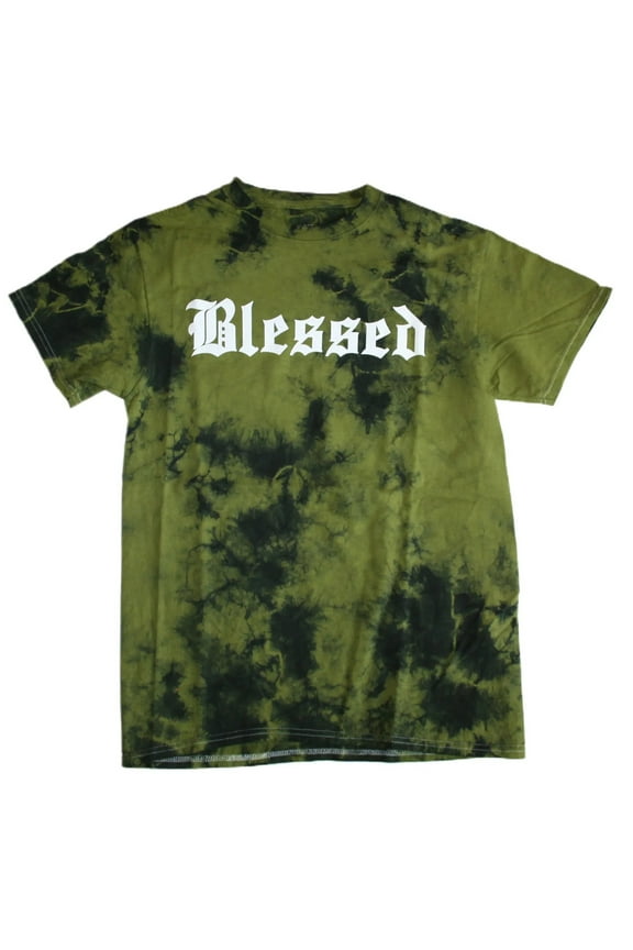 Blessed Women's Plus Size Tie Dye Graphic Print T-Shirt - Size 3X