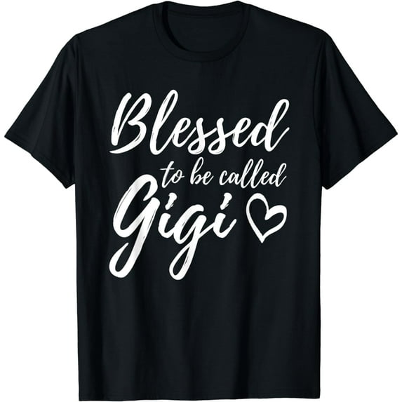 Blessed to be Called Gigi Shirt - Christmas Grandma Gift T-Shirt