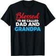 thumbnail image 1 of Blessed to be called Dad and Grandpa Father Grandfather T-Shirt, 1 of 4