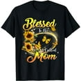 thumbnail image 1 of Blessed to be called Mom Shirt Sunflower Lovers Grandma T-Shirt, 1 of 5