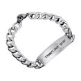 thumbnail image 1 of Blessing Stainless Steel Israel Bracelet, May God Bless and Guard You Hebrew Curb Bracelet Chain for Men Women, Jewish Hebrew Kabbala Protection Jewelry, 8.66'', 1 of 7