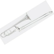 Blessing Tenor Trombone, .547 Bore, Open Wrap, F Rotor, Silver-Plate, Outfit