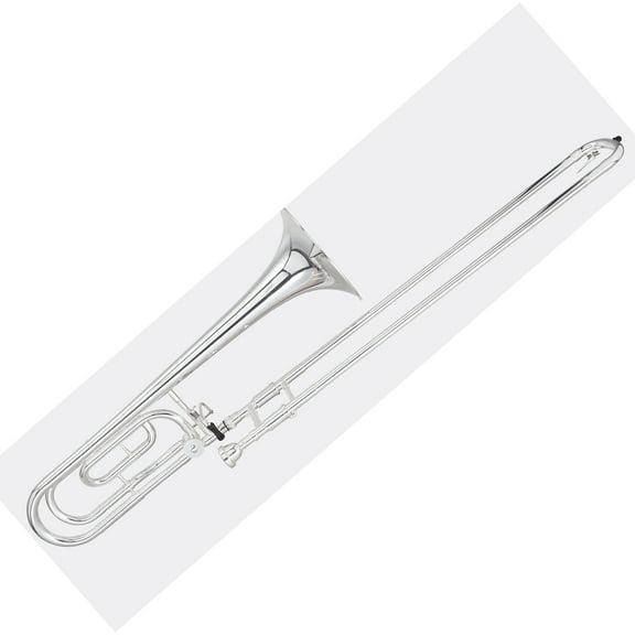 Blessing Tenor Trombone, .547" Bore, Traditional Wrap, F Rotor, Silver-Plate