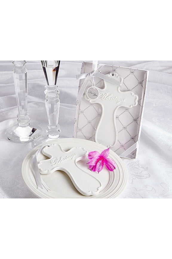 Blessings Elegant Porcelain Cross