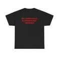 thumbnail image 1 of Blessings Graphic Tee T-Shirt Top Quote Positive Message Comfort Cotton Comfortable Black S-5XL, 1 of 5