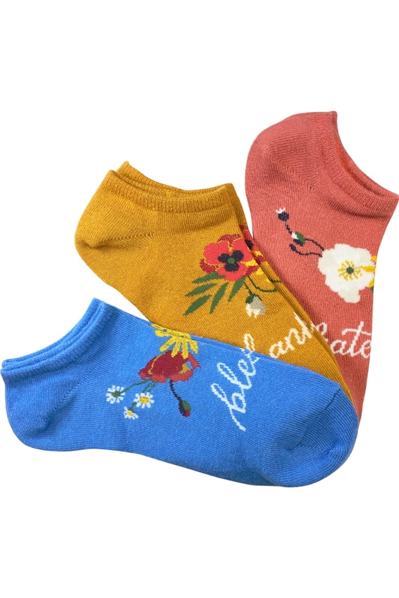 Blessings Women's No-Shows 3-Pair Pack