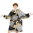 thumbnail image 1 of BlessLiving Wearable Blanket Hoodie for Kids, Oversized Sherpa Fleece Sweatshirt Blanket, 60x40", 1 of 8