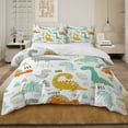 thumbnail image 1 of Blessliving Dinosaur Bedding Duvet Cover Set Twin for Kids 3 Pieces Microfiber Multicolor, 1 of 8