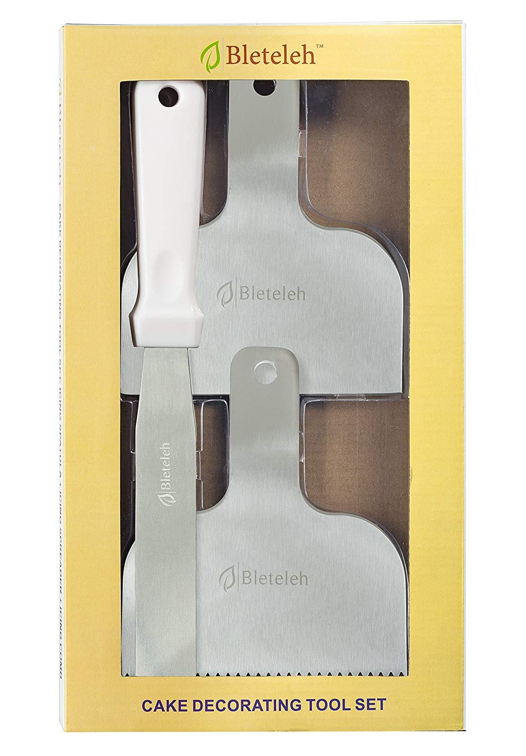 https://i5.walmartimages.com/seo/Bleteleh-Stainless-Steel-Cake-Decorating-Tool-Set-Contains-6-inch-blade-icing-spatula-large-5-inch-scraper-spreader-smoother-zigzag-scraper-spreader_1e506d51-864d-44ca-8864-a9dfd4a66fe8_1.e9b29c50146c5d5992b78b1c80951c6e.jpeg