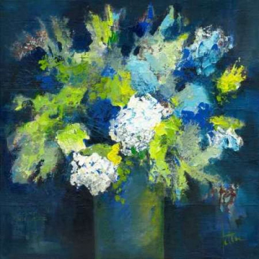 Bleu Canvas Art - Jettie Roseboom (24 x 24)