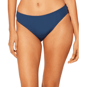 Bleu Rod Beattie WAVE RUNNER BLUE Ruched-Back Bikini Swim Bottom, US 4