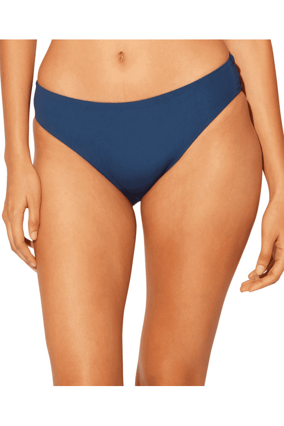 Bleu Rod Beattie WAVE RUNNER BLUE Ruched-Back Bikini Swim Bottom, US 6