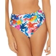 thumbnail image 1 of Bleu Rod Beattie Women's Floral High Waisted Bikini Bottoms Multi Size 8, 1 of 3