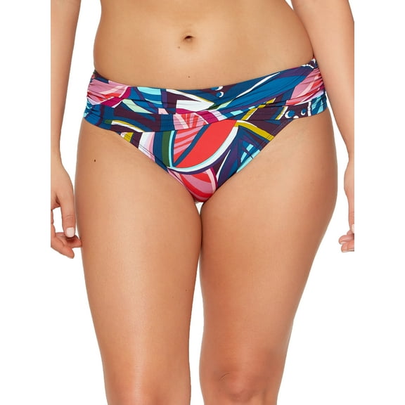 Bleu Rod Beattie Women's Sarong Swim Bottom Hipster Multi 12