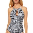 thumbnail image 1 of Bleu Rod Beattie Womens Island Time High Neck Tankini 12 Multi, 1 of 2