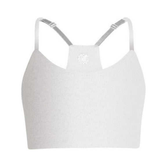 Bleuet Bleum Racerback Girls Sports Bra Ultra-soft Seamless Reversible Adjustable Girls First & Teen Sports Bra, Sizes 8-22, 1-Pack