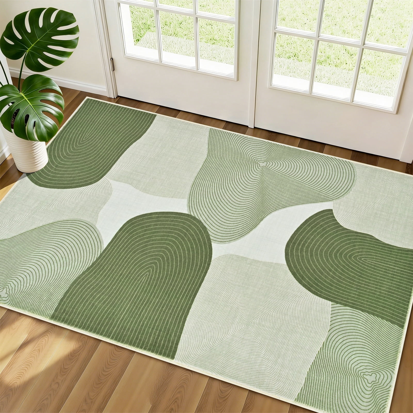 Bleum Cade Area Rugs for Doormat 2X3,Abstract Machine Washable Foldable ...