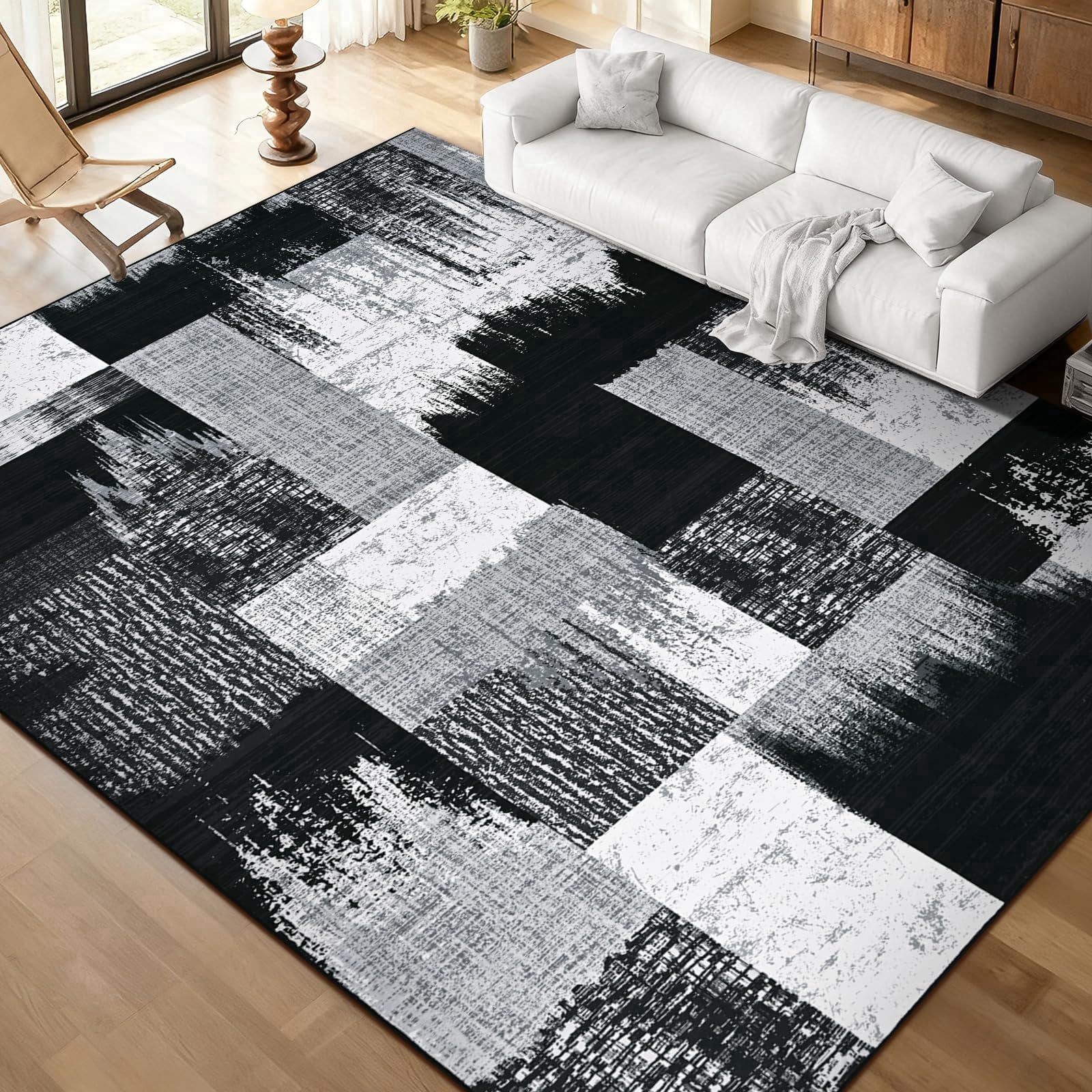 Bleum Cade, Area Rugs, 8x10, Abstract Geometric Washable - Walmart.com