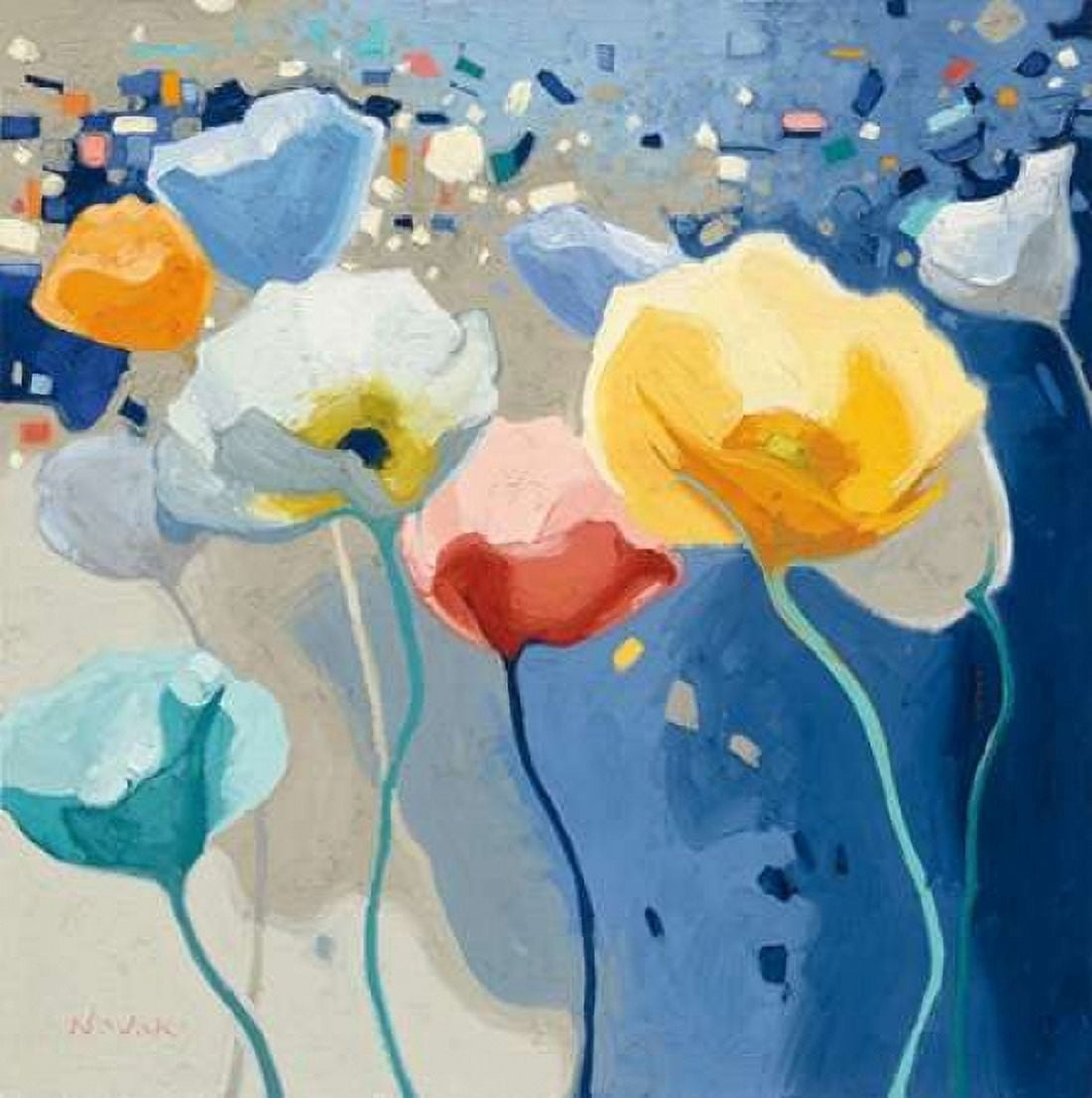 Bleusy Canvas Art - Shirley Novak (24 x 24)