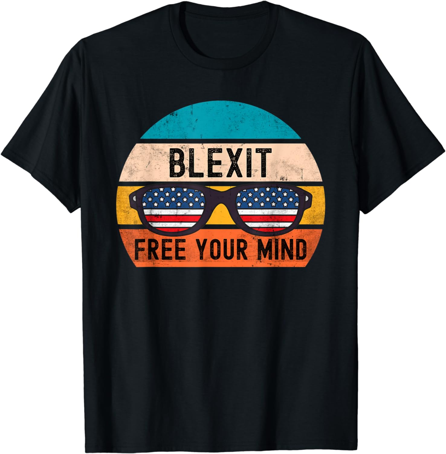 Blexit Retro Vintage Political Movement T-Shirt - Walmart.com