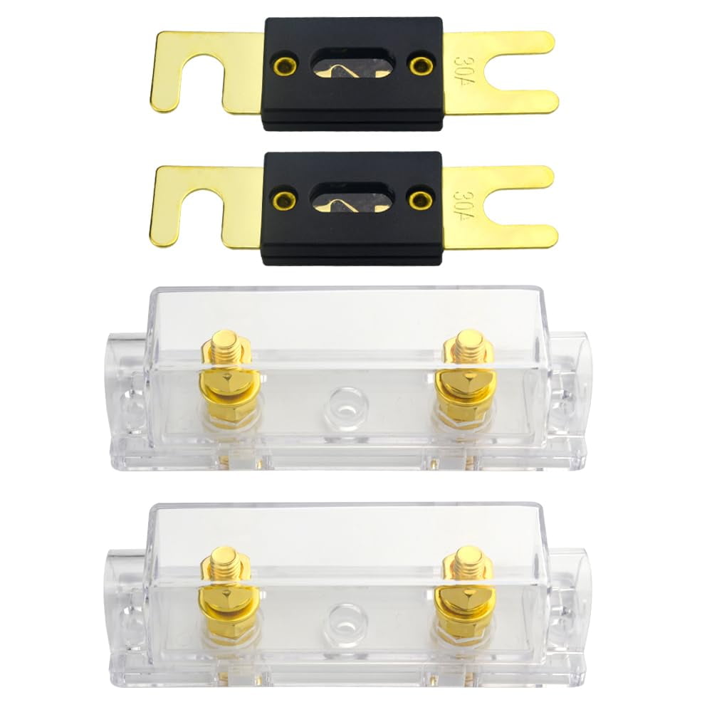Sundown Audio 1/0 Gauge ANL Fuse Holder - Standard Block Style For Car Audio Power Wiring