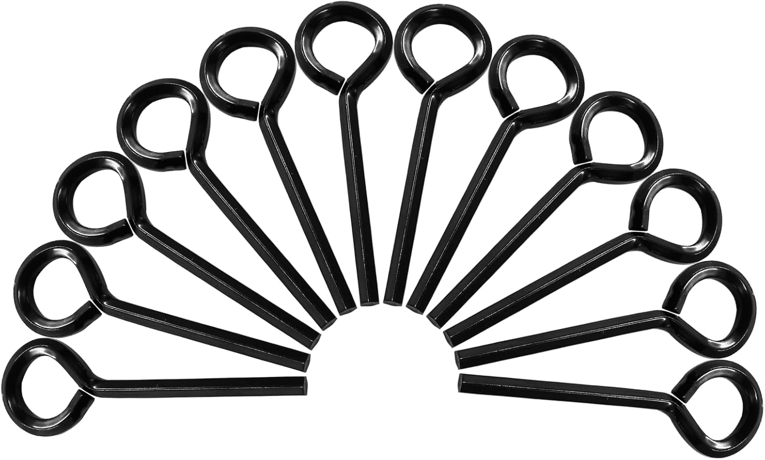 Bleylajoy 12 Pcs 5/32 Inch Standard Hex Dogging Key, Allen Wrench Key