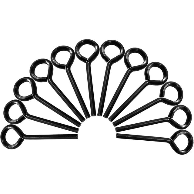 Bleylajoy 12 Pcs 5/32 Inch Standard Hex Dogging Key, Allen Wrench Key