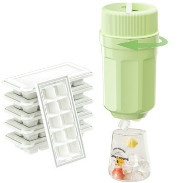Blibly Ice Cube Tray with Lid for Chilling Cocktails Whiskey Coffee Drinks 6 Pack