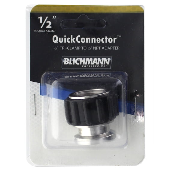 Blichmann QuickConnector Tri-Clamp Adapter - .5" TC x .5" NPT