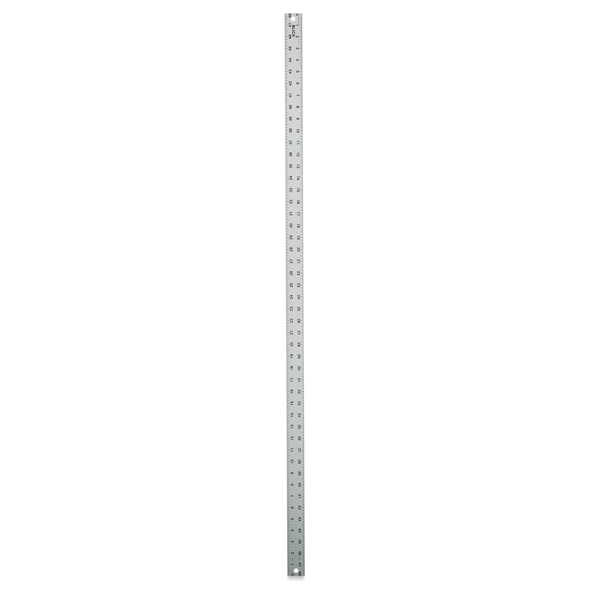 Blick Aluminum Non-Slip Ruler - 48